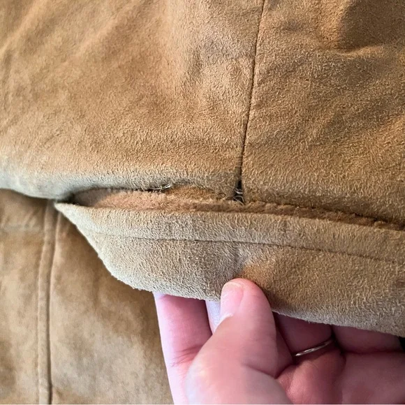 Dior Vintage Suede Tan Sport Coat Classic Tailored Blazer 40R - Picture 8 of 10